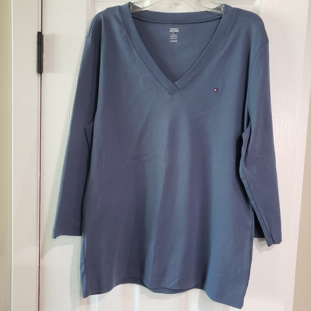 Tommy Hilfiger Women's 3/4 Sleeve Top - Size XLarge - EUC